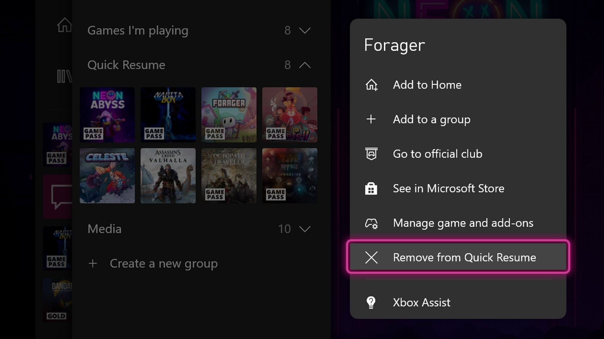 Xbox Series X/S update lets you see which games you can Quick Resume